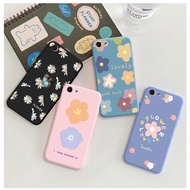 Flexible Silicone Case / TPU / Matte / Colored Flowers For OPPO A83 / OPPO A85