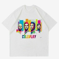 COLDPLAY CLOTHES | COLDPLAY WHITE T-SHIRT | COLDPLAY VINTAGE T-SHIRT | MEN'S T-SHIRTS | OUTER BAND C
