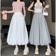 397 HYK SHOP🇲🇾skirt women long skirt maxi puffy skirt high waisted korean style skirt 半身裙
