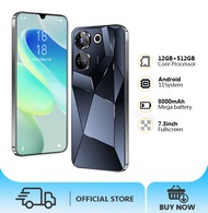 New Original ITEL Smartphone i15 6.8 Inch Full Screen Face ID 12GB+1TB Mobile Phones Global Version 5G Celular Network Cell Phone Pro Max