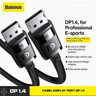 BASEUS DP CABLE 1.4 MALE TO DP MALE DISPLAY PORT 1.4 8K HDR VIDEO HDR