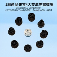 Tesla "Slow Charge" Dedicated Set J1772 To CCS2 (Type 2), Compatible With 4 Types Of AC Standards In