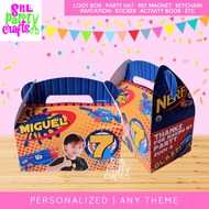 Nerf Loot box Personalized Party bag Chip bag Customized Nerf souvenirs birthday giveaways Nerf