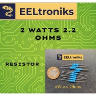 2 Watts 2.2 Ohms 1% Resistor 2W 2.2 Ohms 10pcs per Set