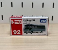 全新 Tomica 92 TOYOTA COASTER 多美 TAKARA TOMY 模型車 合金車