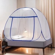 爆款加推 - [120cm床] 加大免安裝防蚊帳篷 蚊帳 (單門款 / 約120 x 200 x 142cm) (M)
