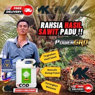 POWERGRO Baja Sawit Foliar 100% Organik/ Buah Padu buah berat/ Baja bakteria