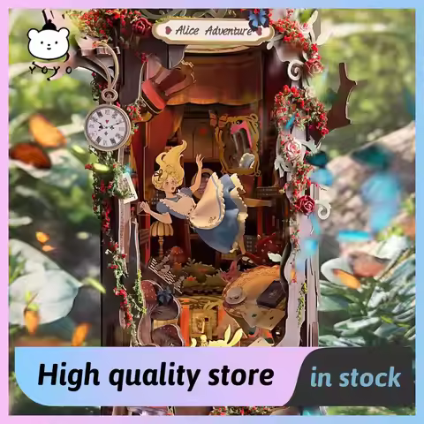 Rolifes Alice'S Fall Into Wonderland Assembled Book Ro Life Building Blocks Diy Carosello Model Holi