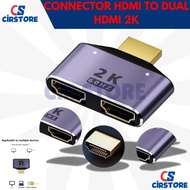 HDMI Male to HDMI HDMI Female Converter 2k / HDMI Connector M to DUAL HDMI F splitter HDMI to HDMI M