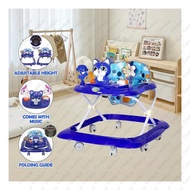 Multifunctional Baby Walker Adjustable Height With Music Push Walker For Baby Girl