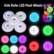 BAIHEE 4pcs Roller Wheels Parts LED 70mm 68mm 64mm 60mm 62mm 80mm 76mm 72mm