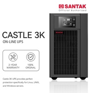 SANTAK Castle 3KVA On-Line UPS power supply battery backup/Uninterrupted Power Supply/buckup battery