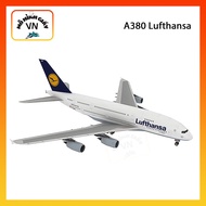 Airbus A380 Lufthansa Assembly Paper Model - MohinhgiayVN