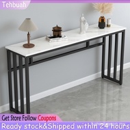 【In Stock】Entryway Side Table Iron Console Table Simple Living Room Foyer Cabinet Household Wall Lon