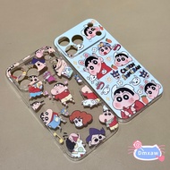 Cute Cartoon Crayon Shin-chan Phone Case For OPPO A58 A58x A57 2022 5G A57s A57e A56 A55 A56s A55s A
