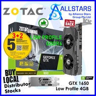 (ALLSTARS : We are Back / GPU PROMO) ZOTAC Gaming Geforce GTX1650 /  GTX 1650 LP / Low Profile 4GB GDDR6 Gaming Graphics Card / ZT-T16520H-10L (Local Warranty 3+2years upon registration)