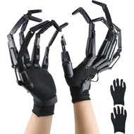 Articulated Fingers, Halloween Articulated Finger Extensions with Gloves, 3D Claw Hands Scary Skelet