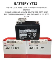 YAMAHA BATTERY YTZ5S-BS GEL BATTERY Y16 Y15 MT15 LC135 V1-V8 FI EX5 W125 FZ150 GT128 SRL115 FI NUOVO