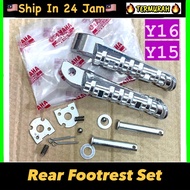 Yamaha Y15zr v1 v2 Y15 REAR FOOTREST FOOT REST REAR FOOTREST SET PNP YSUKU Y16ZR Y16 Y16 Y 15ZR