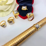 EMAS BANGKOK FREE COP 916 95% SEBIJIK MACAM ORI CINCIN BISCUIT KERING DEWASA - my jewellery / BANGKOK GOLD / RING