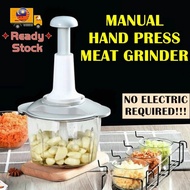 1.5L Kitchen Household Manual Multi-function Garlic Chopper Meat Grinder Onion Grinder Hand Blender 