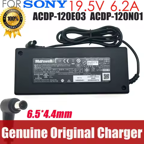 Genuine ACDP-120E02 ACDP-120E03 19.5V 6.2A 120W AC Adapter Charger for Sony KDL-55W800C KLV-32W700B 