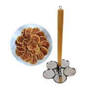Cetakan peyek mini bulat 5 lubang diamter 5cm