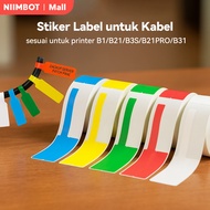 NIIMBOT B1 Cable Label Paper/B21/B3S/B21PRO/B31, Scratch Resistant, with Thermal Transfer Technology