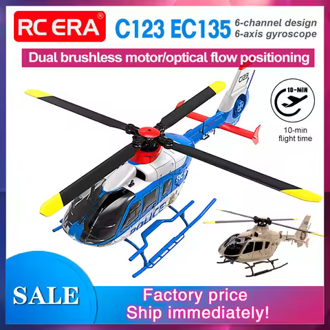 RC ERA C123(EC135) Helicopter 6CH 6-axis Gyro Optical Flow Positioning 3D RC Airplane