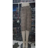 Checkered Short Culottes | Women's Pants 7/8 | Plaid Below Knee