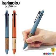Made In Japan karimoku Jetstream MSXE5-KF-05 Wooden Grip uni Mitsubishi 4+1 Multi-Function Pen uni j