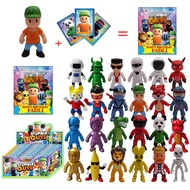 24Pack/Set Random Style Anime Stumble Guys Figure With Card PVC Model Doll Toy Cute Cartoon Game Fig