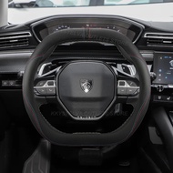 Pu Leather Car Steering Wheel Cover For Peugeot E3008 3008 GT 2016-2020 2021 2022 2023 2024 2025  Au