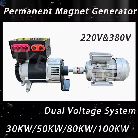 50KW 80KW 30KW Permanent Magnet Generator 220V 380V High Efficiency Alternators 100KW Free Energy Ge