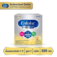 Enfalac Smart S+1 เอนฟาแลค สมาร์ทพลัส นมผง รสจืด สูตร 1 นมผงสำหรับเด็กแรกเกิด -  1 ปี ขนาด 225 กรัม ( 1 กล่อง ) MG