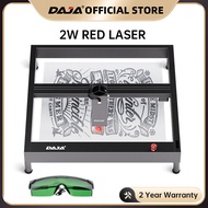 DAJA D4 2W Laser Engraving Machine for Metal Stainless Steel Desktop Red Laser Engraver for Leather 