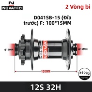 Novatec MTB Xe Đạp Hubs D041/D442SB CRMO Vòng Bi Thép Freehub Cassette MS Micro Spline 12S Tương Thí