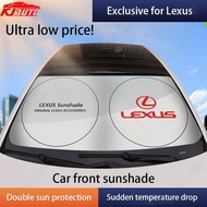 Lexus Car Windshield Sun Shade Cover Visor Protector Interior Anti UV Sun Windscreen Folding Parasol For Lexus Is250 CT200h ES250 GS250 IS250 LX570 LX450d NX200t RC200t rx300