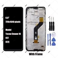 For Tecno Camon 16 CE7 CE7j CE9h LCD Display Touch Screen Digitizer 6.8"