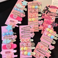 7 in 1 Set Women's Hair Clips Y2K Korean Fashion Women's Hair Accessories Aesthetic Bangs Clips