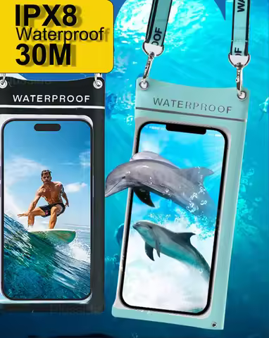 Waterproof Phone Case Pouch Bag For iPhone 17 16 15 14 13 Pro Max 17 Air 11 Samsung S25 S24 Ultra Wa