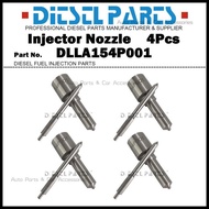 4x Diesel Fuel Injector Nozzle Tip DLLA154P001 for ISUZU Elf Trooper MU JMC FOTON 2.8d 4JB1 4JB1T / 