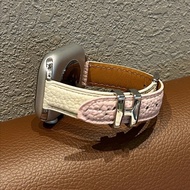 fot iwatchS11 watch strap S10 46mm 42mm metal H buckle genuine leather 45mm 44mm 41 40 38mm watch st