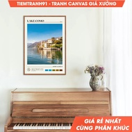 Wall paintings, Oil Paint, Lake Como Wall Art, Lake Como Poster, Lake Como Photo, Lake Como Decor, I
