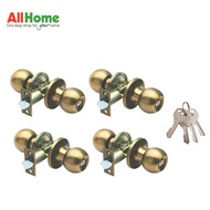MARKEL ADK8-ME002/4AB Door Knob EntranceTubular Lockset 4-Keys G2 Antique Brass
