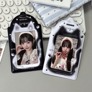 [AVAILABLE] PVC card holder to hold idol cards in keychain form, idol card holder with rounded corne