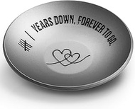 PuGez 6 Year Anniversary Iron Gifts For Her/Him, 6th Wedding Anniversary For Wife Husband, 4" Jewelr