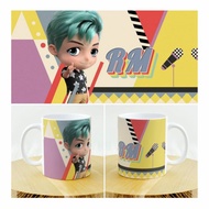 BTS Cartoon Tiny Tan Mug RM | RM BTS Mug Cup