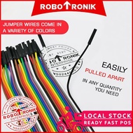✔Male To Female | Jumper Wire Cable 40-Wires M-F - 10cm / 20cm 30cm for Arduino Raspberry Breadboard
