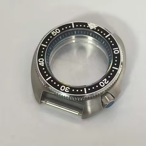 Mod 316L Stainless Steel Turtle 6105 6309 10ATM Waterproof Abalone Watch Case For SEIKO NH35 NH36 NH